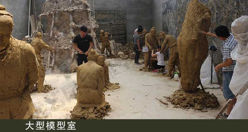 銅雕塑模型室，銅雕塑模型